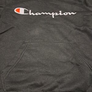 Champion Black Hoodie - Kids
